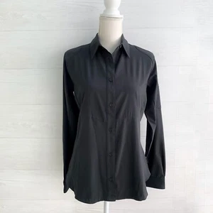 Columbia Titanium - Black long sleeve stretch hiking shirt zip pockets, M - Picture 1 of 5