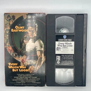 Every Which Way But Loose (1978), VHS Movie, Warner Home Video (1986) Orangutan - Picture 1 of 2