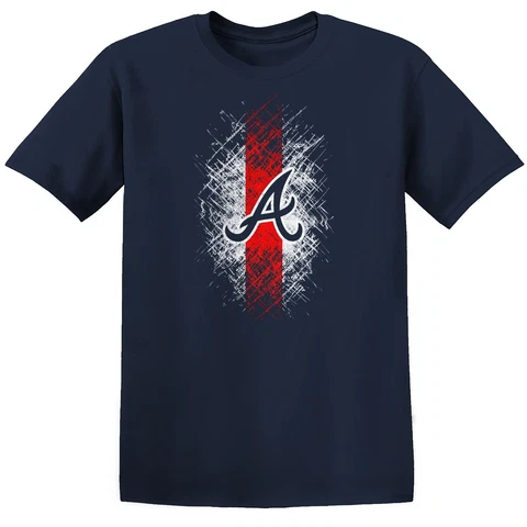 Atlanta Braves Abstract T-Shirt - Adults and Kids sizes Cover
