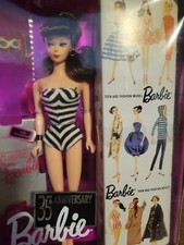 35th Anniversary Barbie Doll Reproduction Original 1959 BARBIE DOLL Brunette