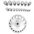 Circle Round Disc Cutter Set Steel Jewelry Making Metal Forming Pendant Punc GSS