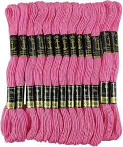 Anchor Threads Hand Embroidery Thread Strand Cross Stitch Skeins Floss Pink - Picture 1 of 8