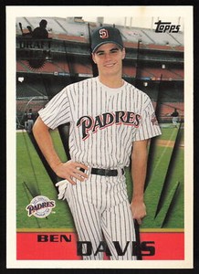 1996 Topps #16 Ben Davis     DPK San Diego Padres Card