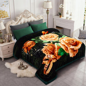 2 Ply Thick Heavy Blanket Winter Warm Soft Korean Mink Queen King Size Blanket