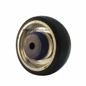 35DPA35 3-1/2" x 1-1/4" Polyurethane on Aluminum Wheel 400 lb Capacity 9/16" Hub - Picture 1 of 1
