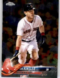 2018 Topps Chrome Update Ian Kinsler Base Card MLB PWE Red Sox #44 - Picture 1 of 2