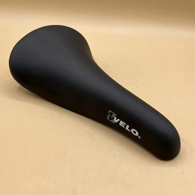 "Asiento de bicicleta Schwinn Velo vintage 10,5"" negro" Foto 1 de 4