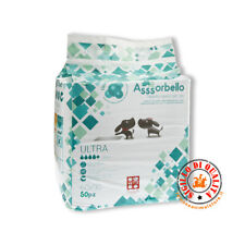 50 Tappetini Traverse Assorbenti per cani Assorbello ULTRA 60x90 - CLOREXIDINA