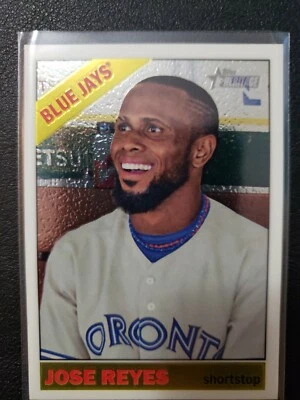 2015 Topps Heritage Chrome Refractor Foil #THC464 032/999 Jose Reyes - NM-MT - Image 1 of 2