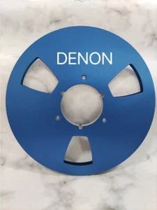 One Pair Blue 10.5'' Aluminium tape reel for DENON Reel To Reel tape recorder - Picture 1 of 5
