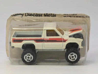 Vintage Majorette #287 WHITE TOYOTA 4x4 Pick Up Truck 1/64 FRANCE Diecast NEW - Image 1 of 4