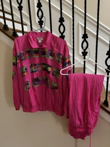 VINTAGE DAMEN 90er LAVON TRAININGSANZUG JACKE HOSE SET GRÖSSE LARGE GEBRAUCHT, IN EINWANDFREIEM ZUSTAND - Bild 1 von 4