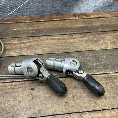 Vintage Suntour Bar End Shifters Barcon Road Bike Lever Housing MIssing Nuts - Image 1 of 4