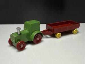 Escala H0 1:87 RDA IGES 905 tractor verde con remolque rojo EXCELENTE estado maqueta de tren - Imagen 1 de 6