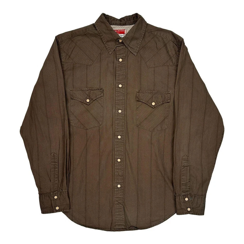 Guess Shirt - Medium Brown Cotton - Image 1 of 4
