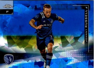 2021 Topps Chrome MLS Sapphire Edition Johnny Russell #58 Sporting Kansas City - Image 1 of 2