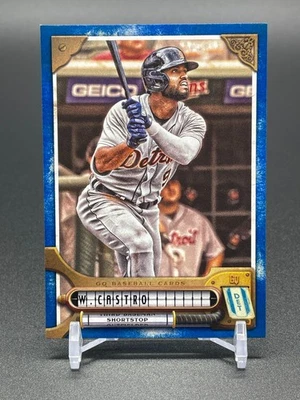 2022 Topps Gypsy Queen # 283 WILLI CASTRO Indigo # 249 /250 Detroit Tigers - Image 1 of 2