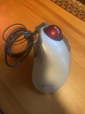 Microsoft Trackball Explorer 1.0 PS2 USB Compatible WORKS Great - Image 1 of 2