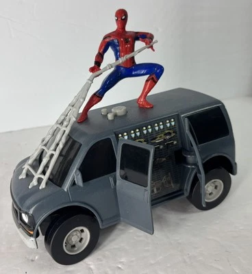 Marvel Spider-Man Hero Rider Van Electronic Motorized Drive Sounds Works - Image 1 of 4