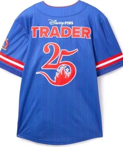 NWT!! Disney Parks 25th Anniversary Pin Trading Baseball Jersey | Adult Large - Picture 1 of 5