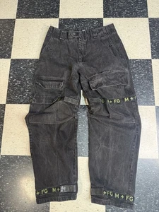 Vintage Baggy Y2K MFG Marithe Francois Girbaud Shuttle Tape Rave Cargo Jeans 36 - Picture 1 of 9