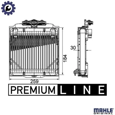 OIL COOLER AUTOMATIC TRANSMISSION CLC 102 000P FOR BMW 5/F11/F10/Gran/Turismo - Image 1 of 4