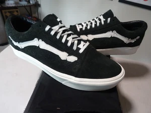 Vans X Blends Bones Old Skool ComfyCush Mens Size 12 RARE VNDS Marshmallow/BLACK - Picture 1 of 7