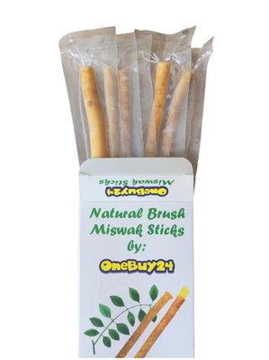 OneBuy24 Miswak Siwak Sticks TOP QUALITÄT + EXTRA FRISCH MIT VIEL SAFT - 5 Stück - Bild 1 von 4