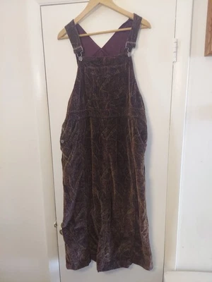 Vestido jumper vintage EDDIE BAUER estampa paisley tamanho grande Y2K Boho sensação de veludo feminino  - Imagem 1 de 4