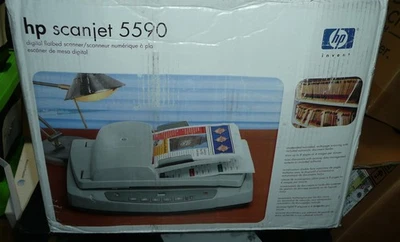 NEW HP Scanjet 5590 L1910A Flatbed 2400 x 2400DPI ADF Auto Doc Feeder Scanner - Image 1 of 2