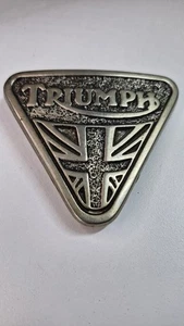 Vintage Triumph Gürtelschnalle Biker Belt Buckle - Bild 1 von 6