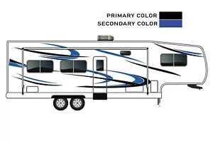 Calcomanías gráficos Stıckers para camión cámper autocaravanas caravanas RV ruedas de cinco - Imagen 1 de 6