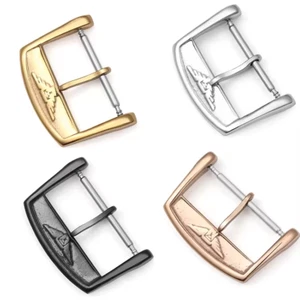 10 12 14 16 18 20mm Stainless Steel Pin Clasp Buckle For Longines L2L4 Brand New - Picture 1 of 8