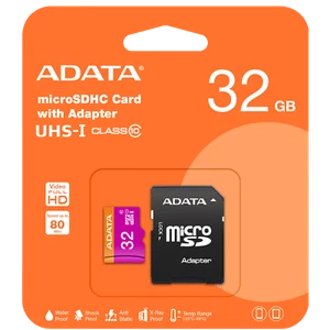 ADATA 32GB Premier microSDHC / SDXC UHS-I Class 10 Memory Card with Adapter - Picture 1 of 1