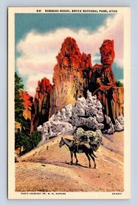 Robbers Roost Bryce National Park Utah Postcard Unposted - Picture 1 of 2
