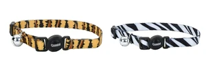 Safe Cat Animal Print Adjustable Breakaway Cat Collar, 3/8 Inch - Picture 1 of 6