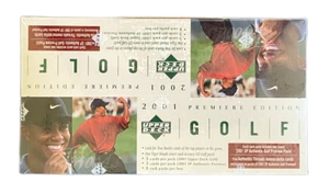 2001 Upper Deck RACK Pack Box SP Authentic Preview Packs Tiger Woods Rookie Card - Bild 1 von 2