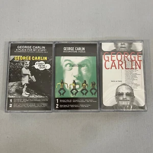 George Carlin Cassette Tapes Lot 3 A Place For My Stuff Occupation Foole - Picture 1 of 6