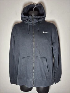 Vintage Nike Blue Tag Full Zip Hoodie Gr. L schwarz Active Swoosh Gym Active - Bild 1 von 3