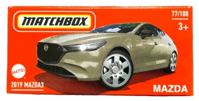 Matchbox 2019 Mazda 3 77/100 2024 Power Grabs MBX 1:64 Modellauto Spielzeug OVP - Bild 1 von 4