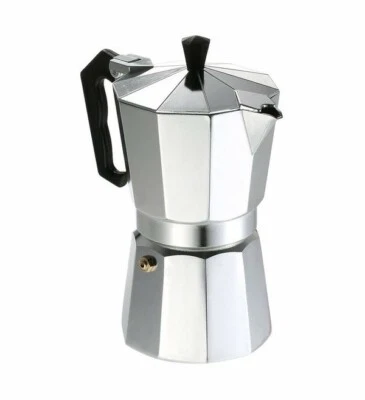 WEHOME Caffettiera moka in alluminio macchina macchinetta caffe 1 2 3 6 tazze espresso
