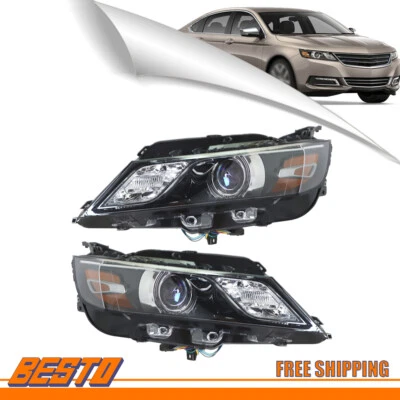 Conjunto de faros halógenos para Chevrolet Impala 2015 2016-2020 Foto 1 de 4
