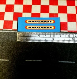 Matchbox Lesney superfast Custom Bus stickers (MATCHBOX) - Picture 1 of 3