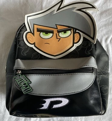 Mochila Mini DANNY PHANTOM de 12 polegadas (BRILHA NO ESCURO) Nova - Imagem 1 de 2