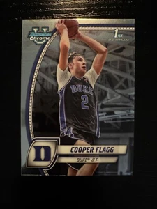 2024-25 Bowman Chrome University U Basketball Pick Base #1-100 - Cooper Flagg!! - Picture 1 of 203