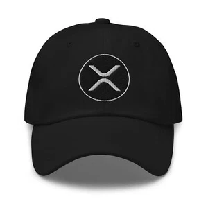 Ripple Token XRP Top Crypto Digital Asset Baseball Cap Dad hat - Picture 1 of 10