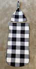 Itzy Ritzy white and black check cocoon & hat swaddle set