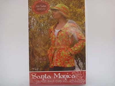 Lila Tueller Sewing Pattern #29, Santa Monica Short & Long Jacket & Cap, XS-XL - Image 1 of 4