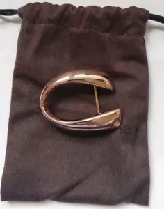 Corthay $495 Rose Gold Plated Buckle For Reversible Belt. Brand New With Box - Picture 1 of 11