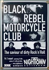 BLACK REBEL MOTORCYCLE CLUB original 2002 CONCERT POSTER ROTTERDAM B.R.M.C.